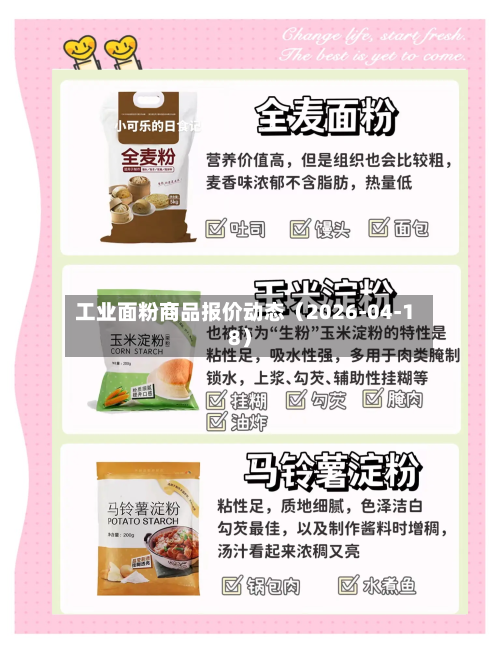 工业面粉商品报价动态(2026-04-18)-第2张图片