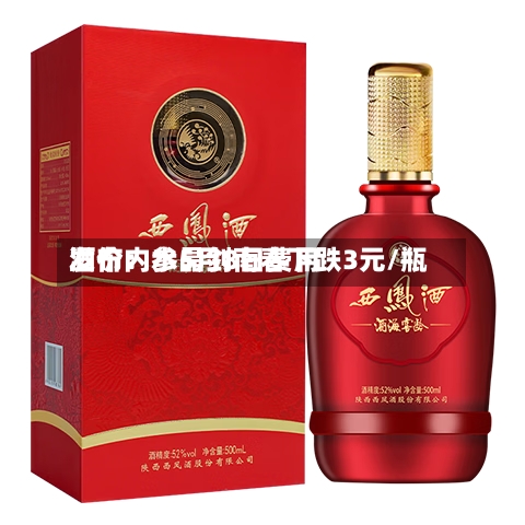 酒价内参5月8日费用发布：水晶剑南春下跌3元/瓶