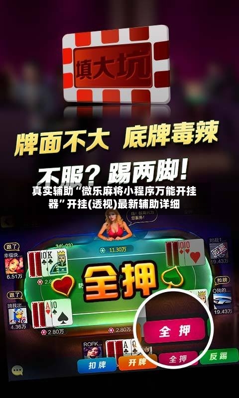 真实辅助“微乐麻将小程序万能开挂器”开挂(透视)最新辅助详细