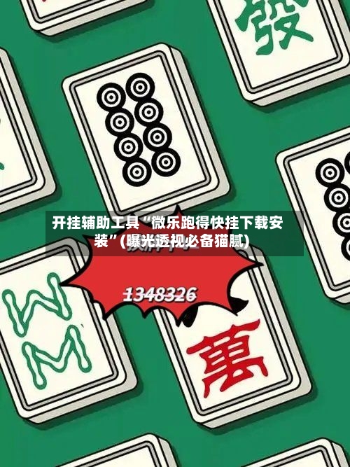 开挂辅助工具“微乐跑得快挂下载安装”(曝光透视必备猫腻)