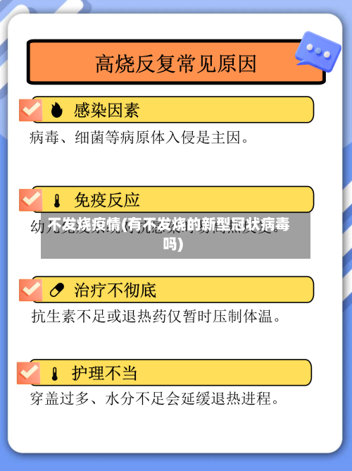 不发烧疫情(有不发烧的新型冠状病毒吗)