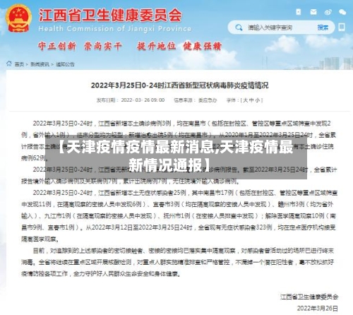 【天津疫情疫情最新消息,天津疫情最新情况通报】