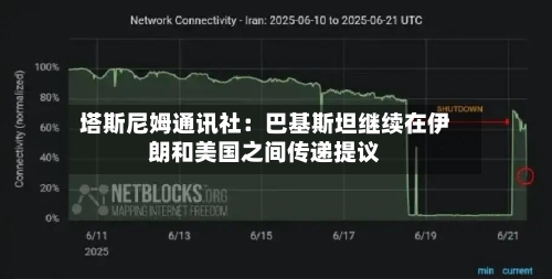塔斯尼姆通讯社:巴基斯坦继续在伊朗和美国之间传递提议