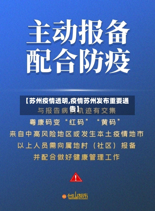 【苏州疫情透明,疫情苏州发布重要通告】