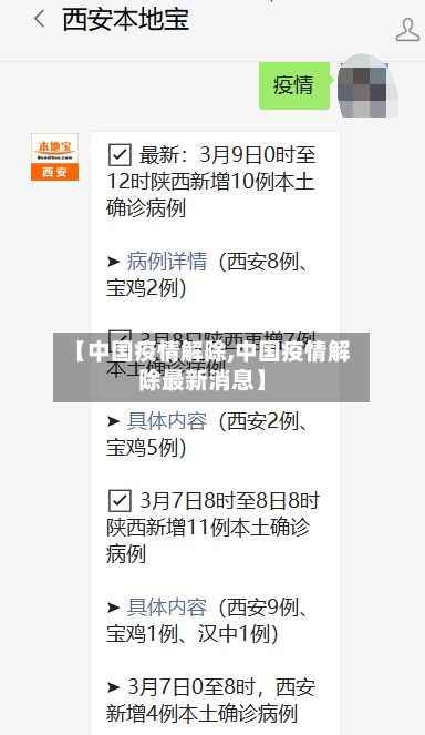 【中国疫情解除,中国疫情解除最新消息】
