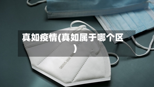 真如疫情(真如属于哪个区)