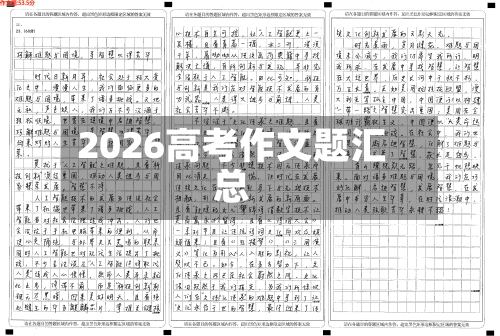 2026高考作文题汇总