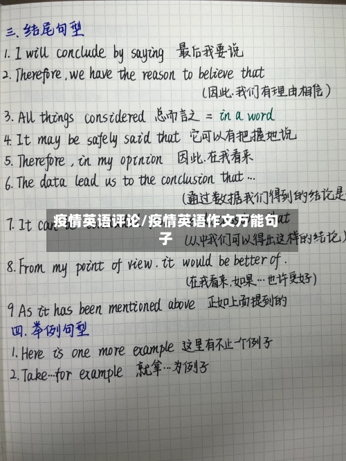 疫情英语评论/疫情英语作文万能句子