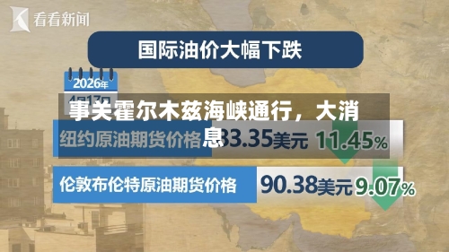 事关霍尔木兹海峡通行，大消息