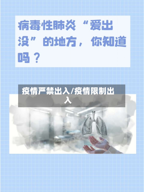 疫情严禁出入/疫情限制出入