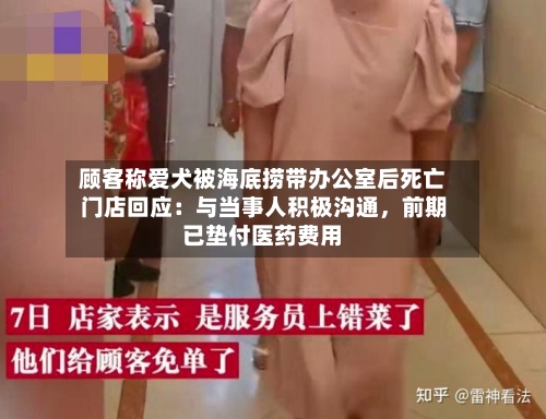 顾客称爱犬被海底捞带办公室后死亡 门店回应:与当事人积极沟通,前期已垫付医药费用