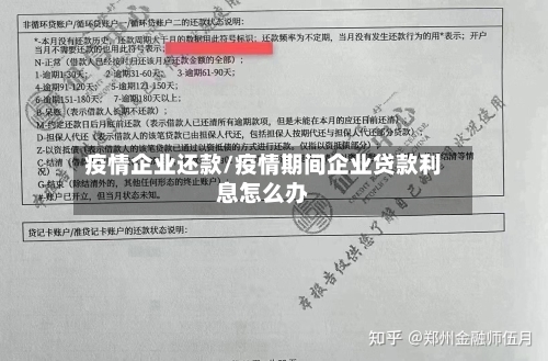 疫情企业还款/疫情期间企业贷款利息怎么办