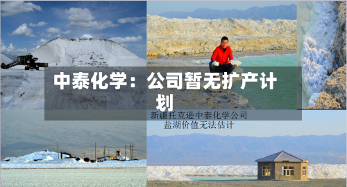 中泰化学：公司暂无扩产计划