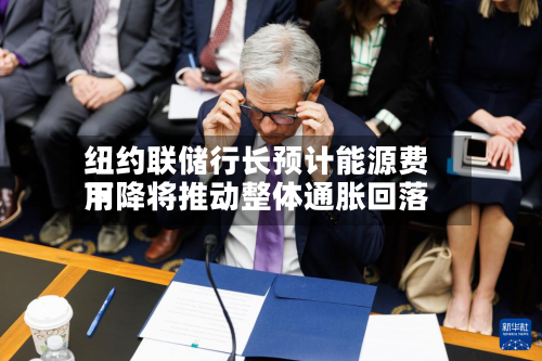 纽约联储行长预计能源费用
下降将推动整体通胀回落
