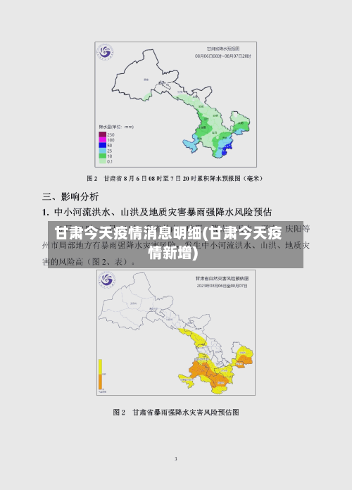 甘肃今天疫情消息明细(甘肃今天疫情新增)