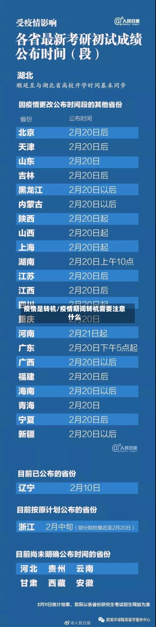 疫情是转机/疫情期间转机需要注意什么
